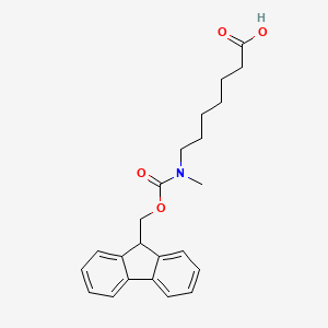 molecular formula C23H27NO4 B6297874 Fmoc-7-MeAhp-OH CAS No. 1822851-24-0