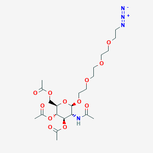 (2-(2-(2-(2-Azidoethoxy)ethoxy)ethoxy)ethyl)-2-acetamido-2-deoxy-3,4,6-tri-O-acetyl-beta-D-glucopyranoside