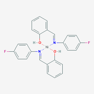 molecular formula C26H20F2N2NiO2 B6297904 Bis(N-salicylidene-4-fluoroaniline)-nickel(II) CAS No. 56687-34-4