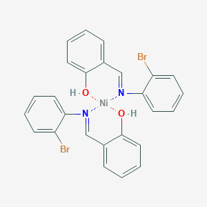 molecular formula C26H20Br2N2NiO2 B6297909 Bis(N-salicylidene-2-bromoaniline)-nickel(II) CAS No. 1266486-88-7