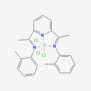 {2,6-Bis[1-(N-2-methylphenylimino)ethyl]pyridine}-vanadium(III)-trichloride