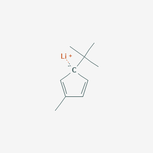 molecular formula C10H15Li B6297939 1-tert-Butyl-3-methylcyclopentadienyllithium CAS No. 174677-68-0