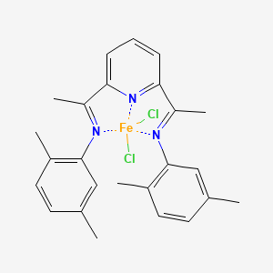molecular formula C25H27Cl2FeN3 B6297969 {2,6-Bis[1-(N-2,5-dimethylphenylimino)ethyl]pyridine}-iron(II)-dichloride CAS No. 790222-08-1