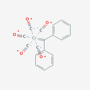 molecular formula C18H10CrO5 B6297995 (Diphenylcarbene) chromium pentacarbonyl CAS No. 62589-11-1