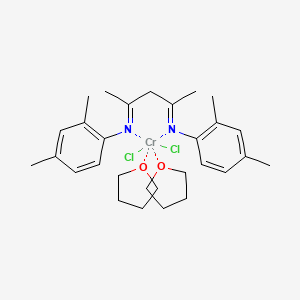 [2,4-Bis(N-2,4-dimethylphenylimino)pentane]-bis(thf)-chromium(II)-dichloride