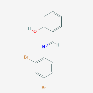 molecular formula C13H9Br2NO B6298190 N-(Salicylidene)-2,4-dibromoaniline CAS No. 1266486-67-2