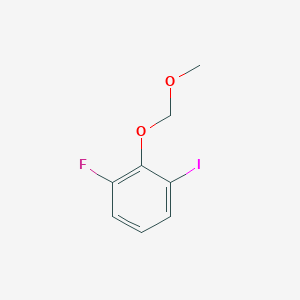 molecular formula C8H8FIO2 B6298265 2-Fluoro-6-iodomethoxymethoxybenzene CAS No. 1160293-62-8