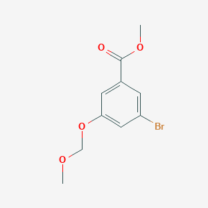 molecular formula C10H11BrO4 B6298271 Methyl 3-bromo-5-(methoxymethoxy)benzoate CAS No. 1676102-83-2