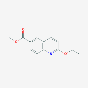 molecular formula C13H13NO3 B6298351 Methyl 2-ethoxyquinoline-6-carboxylate;  95% CAS No. 2301850-97-3