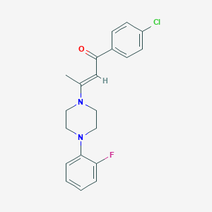 molecular formula C20H20ClFN2O B6298393 N-(4-Chlorophenyl)-3-(4-(2-fluorophenyl)piperazinyl)but-2-enamide CAS No. 848232-98-4