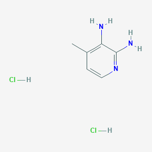 molecular formula C6H11Cl2N3 B6298398 2,3-Diamino-4-picoline dihydrochloride CAS No. 154357-35-4