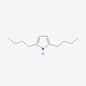 molecular formula C12H21N B6298428 2,5-二丁基-1H-吡咯 CAS No. 1012-25-5