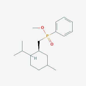 molecular formula C18H29O2P B6298434 S-(p)-Menthyl methylphenylphosphinate CAS No. 2301848-40-6