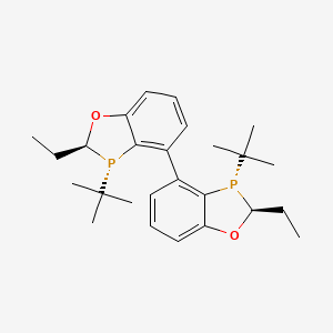molecular formula C26H36O2P2 B6298485 (2S,2'S,3S,3'S)-DI-Et-BABIBOP, 97% (99% ee) CAS No. 2415751-83-4