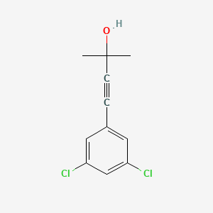 molecular formula C11H10Cl2O B6298524 4-(3,5-Dichloro-phenyl)-2-methyl-but-3-yn-2-ol, 97% CAS No. 99254-89-4