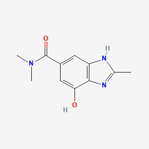 4-Hydroxy-N,N,2-trimethyl-1H-benzo[d]imidazole-6-carboxamide