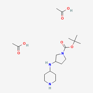 1-Boc-3-(Piperidin-4-ylamino) pyrrolidine 2AcOH salt