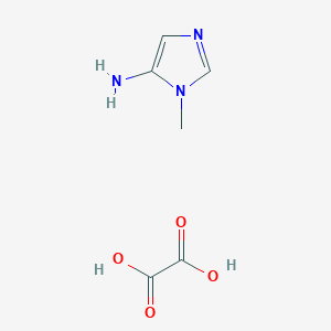 molecular formula C6H9N3O4 B6298679 1-Methyl-1H-imidazol-5-amine oxalate CAS No. 2225879-17-2