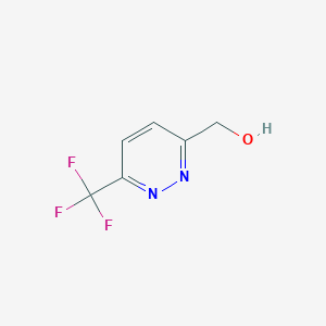 molecular formula C6H5F3N2O B6298715 (6-(Trifluoromethyl)pyridazin-3-yl)methanol CAS No. 2135332-10-2
