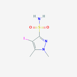 4-Iodo-1,5-dimethyl-pyrazole-3-sulfonamide