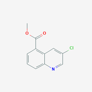 molecular formula C11H8ClNO2 B6298810 3-氯喹啉-5-甲酸甲酯 CAS No. 2225879-42-3