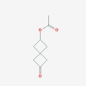 molecular formula C9H12O3 B6298836 (2-Oxospiro[3.3]heptan-6-yl) acetate CAS No. 2288710-32-5