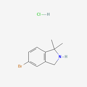 molecular formula C10H13BrClN B6298841 5-Bromo-1,1-dimethyl-2,3-dihydro-1H-isoindole HCl CAS No. 2250241-62-2