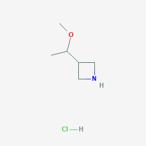3-(1-Methoxyethyl)azetidine hydrochloride