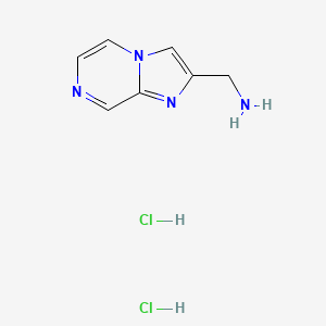 (Imidazo[1,2-a]pyrazin-2-ylmethyl)amine dihydrochloride, 95%