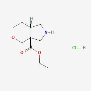 Ethyl rel-(3aS,7aS)-hexahydropyrano[3,4-c]pyrrole-3a(4H)-carboxylate hydrochloride, 95%