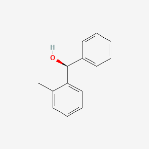 molecular formula C14H14O B6298866 (S)-2-Methyl alpha-phenyl benzylalcohol, ee 99% CAS No. 1517-59-5