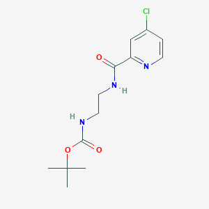 molecular formula C13H18ClN3O3 B6298878 N-[2-(Boc-amino)ethyl]-4-chloropyridine-2-carboxamide CAS No. 103878-75-7