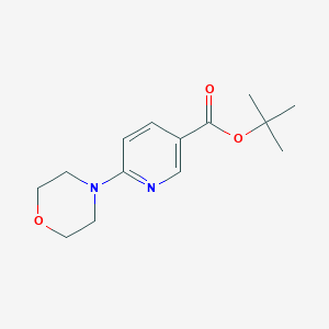 molecular formula C14H20N2O3 B6298937 6-Morpholin-4-yl-nicotinic acid tert-butyl ester CAS No. 2368870-72-6