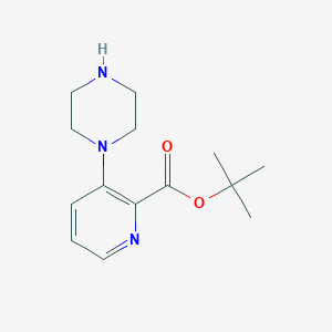 3-Piperazin-1-yl-pyridine-2-carboxylic acid tert-butyl ester