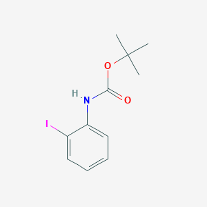 molecular formula C11H14INO2 B062990 N-Boc-2-iodoaniline CAS No. 161117-84-6
