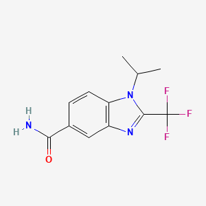 1-Isopropyl-2-trifluoromethyl-1H-benzoimidazole-5-carboxylic acid amide