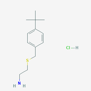 molecular formula C13H22ClNS B6299189 2-(4-tert-Butyl-benzylsulfanyl)-ethylamine;  hydrochloride CAS No. 2368870-86-2