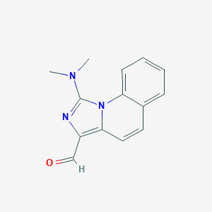 molecular formula C14H13N3O B6299212 1-Dimethylamino-imidazo[1,5-a]quinoline-3-carbaldehyde CAS No. 2368871-25-2