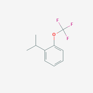 molecular formula C10H11F3O B6299260 1-Isopropyl-2-(trifluoromethoxy)benzene CAS No. 1357627-39-4