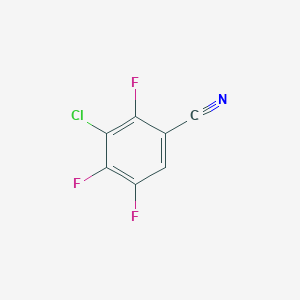 molecular formula C7HClF3N B6299286 3-Chloro-2,4,5-trifluoro-benzonitrile, 97% CAS No. 104455-98-3