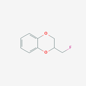 molecular formula C9H9FO2 B6299302 2-(Fluoromethyl)-2,3-dihydro-1,4-benzodioxin CAS No. 106533-32-8