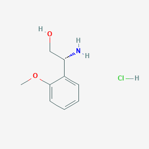 molecular formula C9H14ClNO2 B6299334 (R)-2-Amino-2-(2-methoxyphenyl)ethanol hydrochloride CAS No. 2501907-26-0