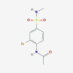 N-(2-Bromo-4-methylsulfamoyl-phenyl)-acetamide, 95%