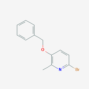 molecular formula C13H12BrNO B6299447 3-(Benzyloxy)-6-bromo-2-methylpyridine CAS No. 2121515-33-9