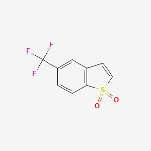 molecular formula C9H5F3O2S B6299523 5-(Trifluoromethyl)benzothiophene 1,1-dioxide CAS No. 2241052-58-2