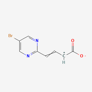 molecular formula C8H5BrN2O2 B6299559 4-(5-Bromo-pyrimidin-2-yl)-buta-2,3-dienoic acid CAS No. 2097068-70-5
