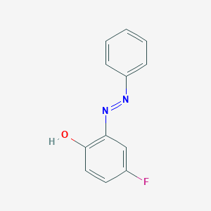 molecular formula C12H9FN2O B6299604 4-Fluoro-2-hydroxy-azobenzene, 98% CAS No. 1025474-56-9