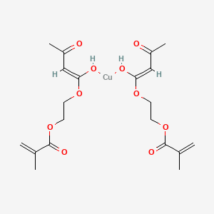 molecular formula C20H28CuO10 B6299639 甲基丙烯酰氧基乙酰乙酸铜(II) CAS No. 152073-09-1