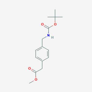 B062997 Tert-butyl 4-((methoxycarbonyl)methyl)benzylcarbamate CAS No. 191871-32-6
