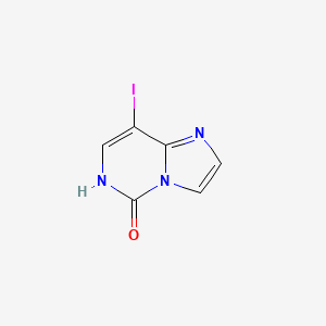 molecular formula C6H4IN3O B6299703 8-Iodo-6H-imidazo[1,2-c]pyrimidin-5-one CAS No. 1639927-31-3